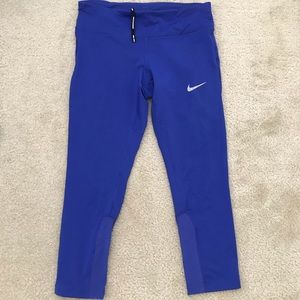 Nike electric blue capri leggings